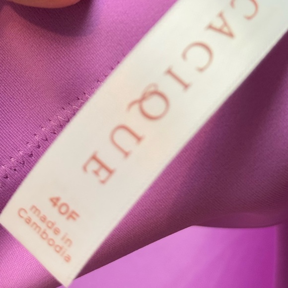 NWT Cacique Backsmoothing Lightly Lined No Wire Bra Purple 40F - Picture 7 of 9